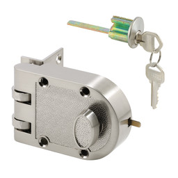 Diecast, Single Cylinder Keyed Jimmy-Resistant Deadlock, For Doors