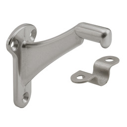 Hand Rail Bracket, Satin Nickel Plated (2 Pack)