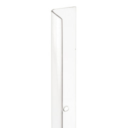 Corner Shield Perforated, 3/4 in. x 48 in, Vinyl Construction, Clear, Fasteners Included (5 Pack)