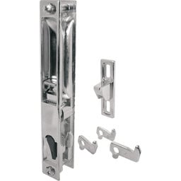 Diecast Non-Keyed  Patio Sliding Door Handle Set for 1 in. to 1-1/8 in. Thick Sliding Glass Doors, Chrome (Single Pack)