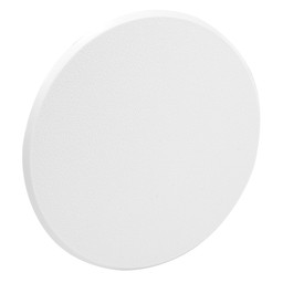 Vinyl Circular Wall Protector with Self-Adhesive Backing, 7-In. Diameter, White (5 Pack)