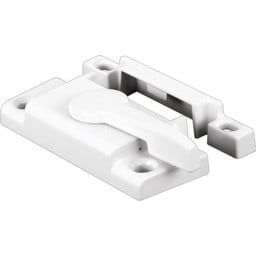 Diecast Cam Action Window Sash Lock with Alignment Lugs, White (1 Set)