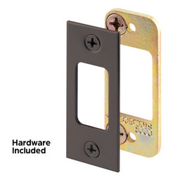 Classic Bronze Plated Steel Deadbolt Strike Hardware Included