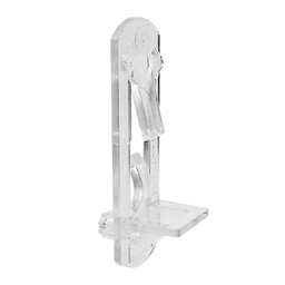 Self-Locking Shelf Support Pegs, 1/4 in. Peg x 3/4 in. Shelf, Plastic