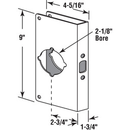 U 9550 |  Solid Brass Lock and Door Reinforcer