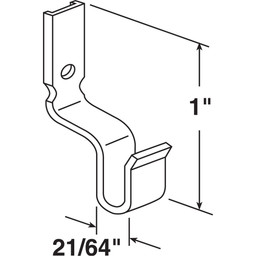MP343 |  Spiral Balance Clips, Use With 3/8 in. Outside Diameter Tubes With Red Bearing, FR Series, Non-Tilt (6 Pack)
