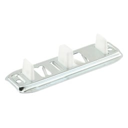 N 6560 |  Stamped Steel, Adjustable, Closet Door, Floor Guide (2 Pack)
