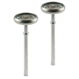 Garage Door Roller, 1-13/16 in., Steel, Convex Edge, Frantz 1/4 in