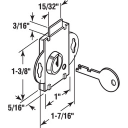 S 4048 | Mail Box Lock - Prime-Line Parts