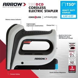 Arrow T50DCD Cordless Electric Staple Gun