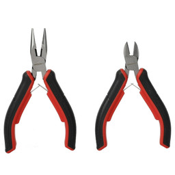 Arrow Steel Mini Pliers Set - Diagonal and Long Needle Nose