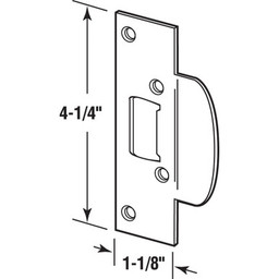U 9474-L Security Latch Strike Line Art