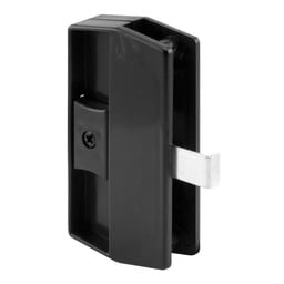 Black Snap-In Sliding Screen Door Latch and Pull, Academy (Single Pack)