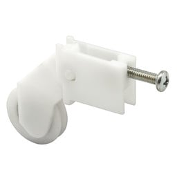 1 in. Polyethylene Ball Bearing Roller, Sliding Screen Door Rocker Style Spring (2 Pack)