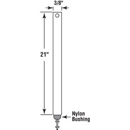 21 in. Spiral Tilt Balance, Red Tip (Single Pack)