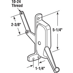  Awning Window Operator, Right Hand, for Tucker (Single Pack)