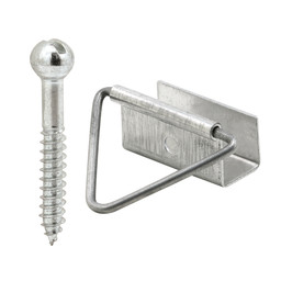  Bottom Latch Only, 7/16", Aluminum, Mill Finish, 4 Each