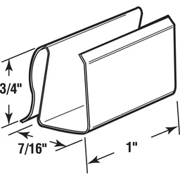 7/16 in. Plastic Retainer Clip (4 Pack)