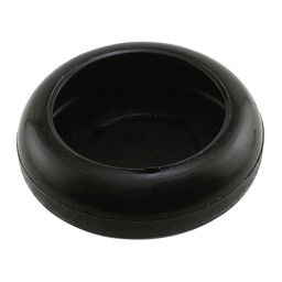  1-1/8 - 1-1/4 in. Grip Tip Round Magic Sliders, Black Plastic (4 Pack)