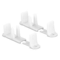 Adjustable Nylon Bypass Door Guide, 1-1/4 in. (2 Pack) - Prime