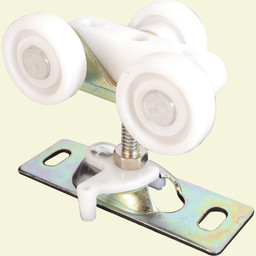  1 in. Flat Nylon Wheel Bi-Fold Door Roller (2 Pack)