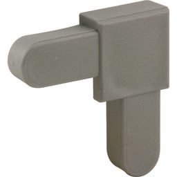  5/8 inch x 1/4 inch Screen Frame Corners, Plastic, Gray