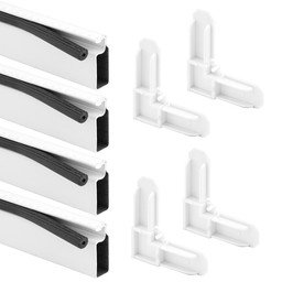  3/4 inch x 5/16 inch x 48 inches (4 feet) Screen Frame Kit, White 10 per carton