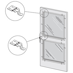 3/8 in. x 2-1/16 in. Spring Steel Storm Window Snap Fastener (4