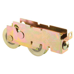 1-1/4 in. Steel, Sliding Door Tandem Roller Assembly with F-Tab (Single Pack)