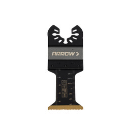 Arrow OSC125WM-2A Titanium Coated Oscillating Multitool Cutting Blades, 1-3/8 Inch, 2ct