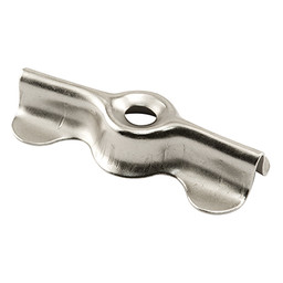  1-11/16 inch Double Wing Clips, Zinc Plated Steel, 25 per tub