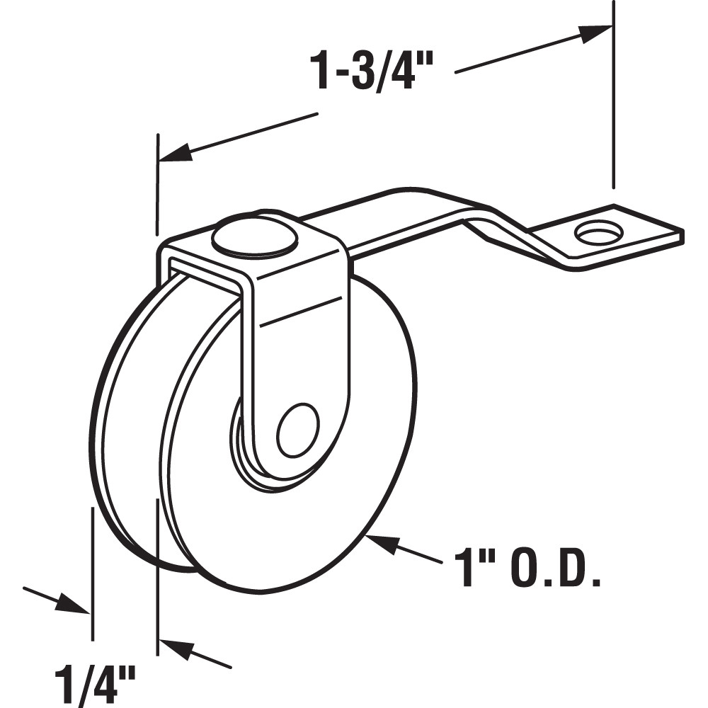 1 in. Screen Door Tension Spring with Roller, for Academy Doors (2 Pack)