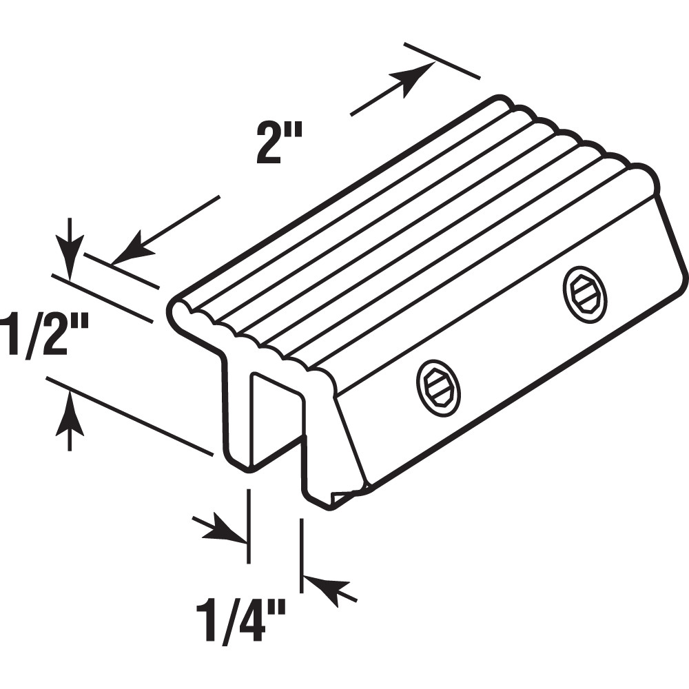 U 9815 |  Sliding Door Lock Double Hex Screw
