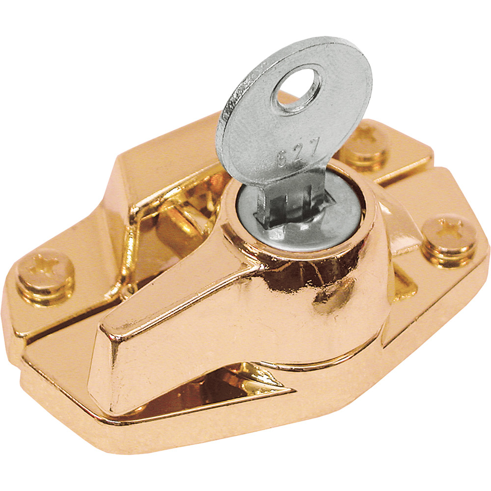 Keyed Sash Lock, Child-Proof Security Lock Only Unlocks w/ Key