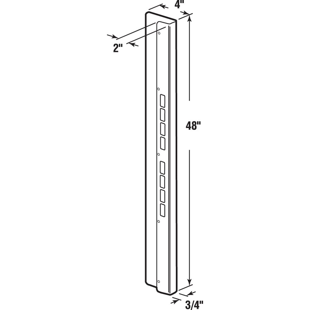 Mega-Jamb Reinforcing Kit for 2-3/8 in. Backset, For 1-3/4 in. Doors