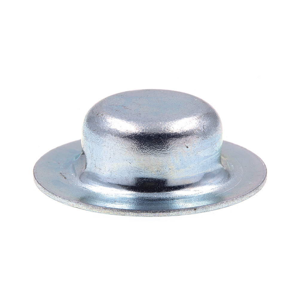 Axle Hat Push Nuts, 3/8 in., Zinc Plated Steel (10 Pack) - Prime