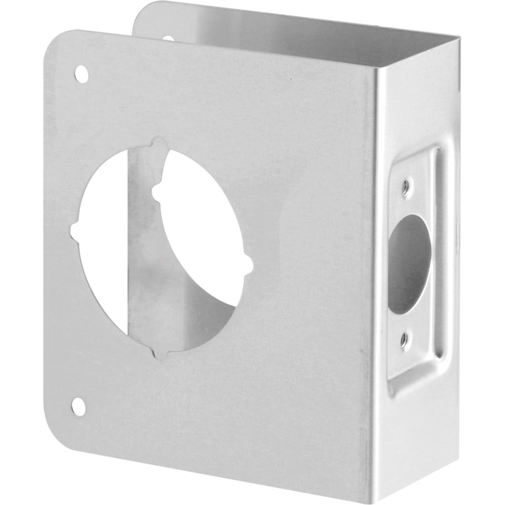 U 9554 |  Door Reinforcer, For 1-3/4 in. Doors, 2-3/4 in. Backset, Stainless Steel, Recessed
