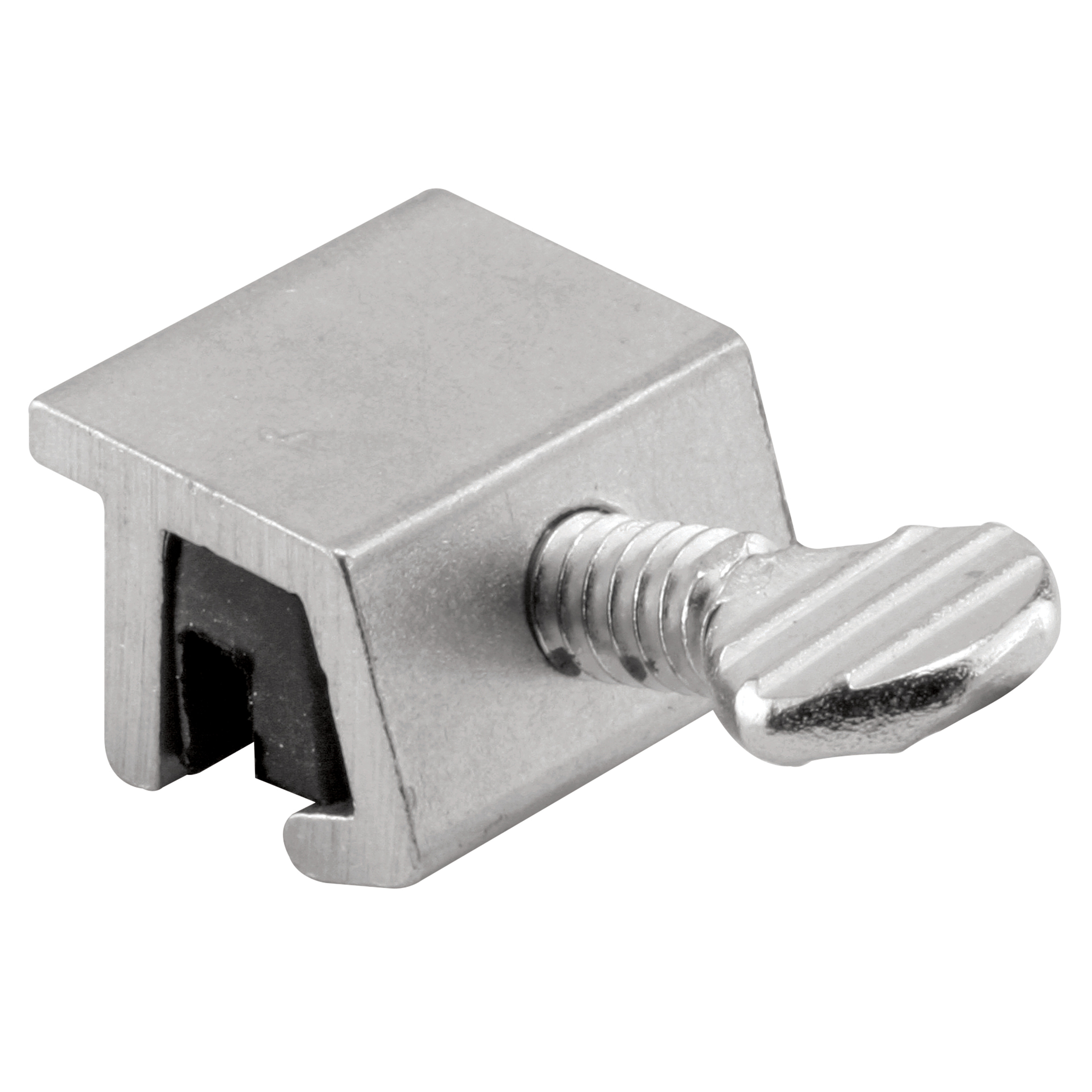Sliding Window Lock, 1/4 in., Extruded Aluminum, Mill Finish, No Mar