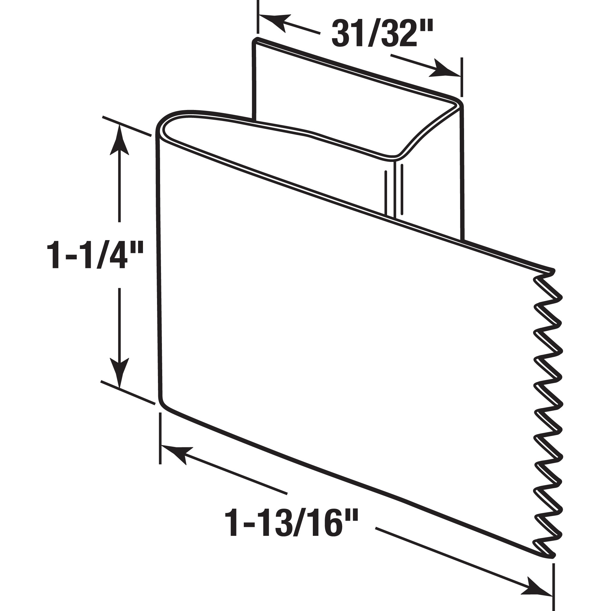 Hurricane Board-Up Clips, Fits 1/2 in. Thick Plywood, Stamped