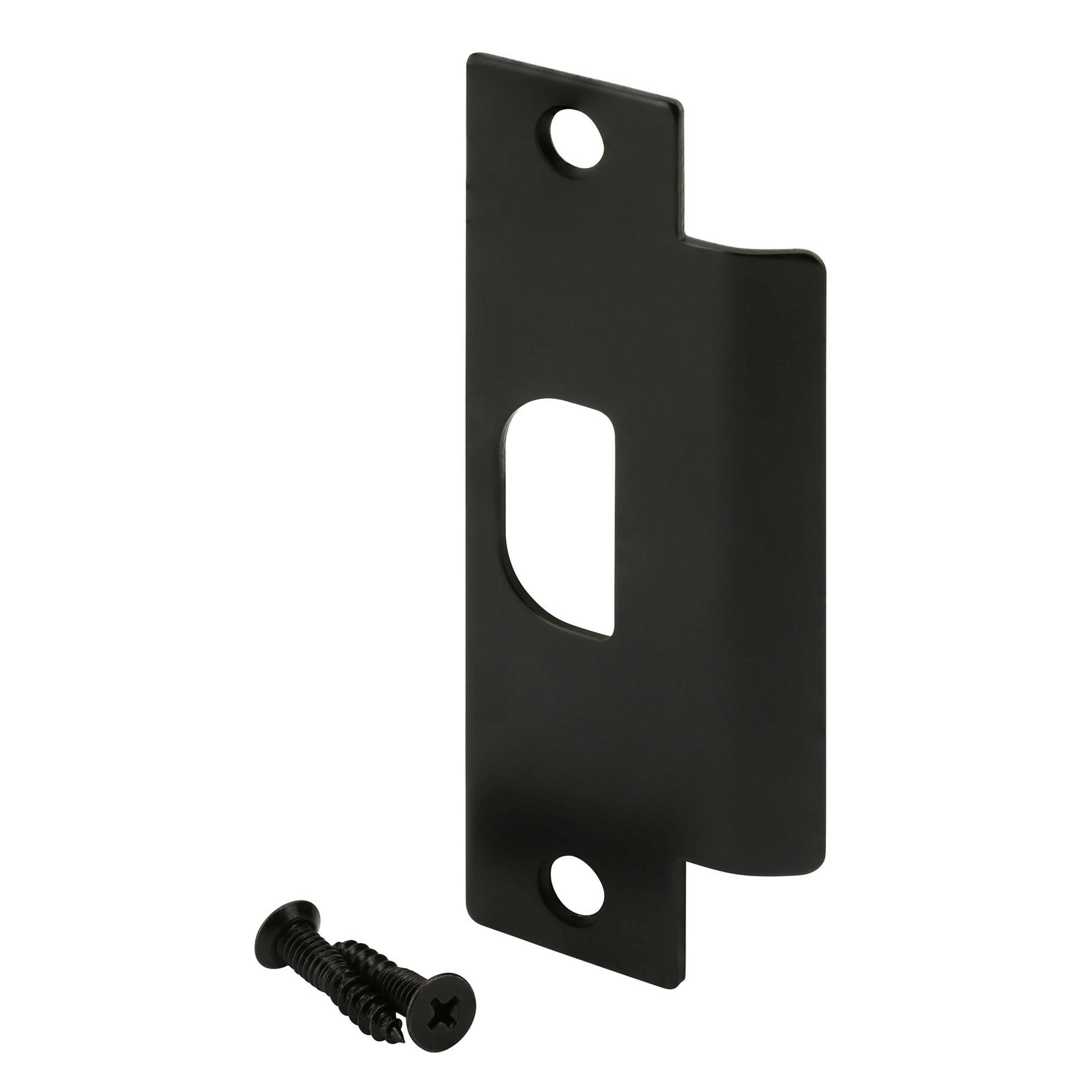 Door Strike, Stainless Steel, Commercial, ASA, Matte Black Finish (Single Pack)