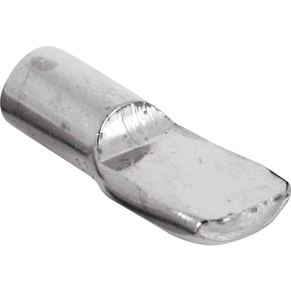 Shelf Support Peg, 1/4 inch Diameter, Nickel Plated Steel, Pack of 8