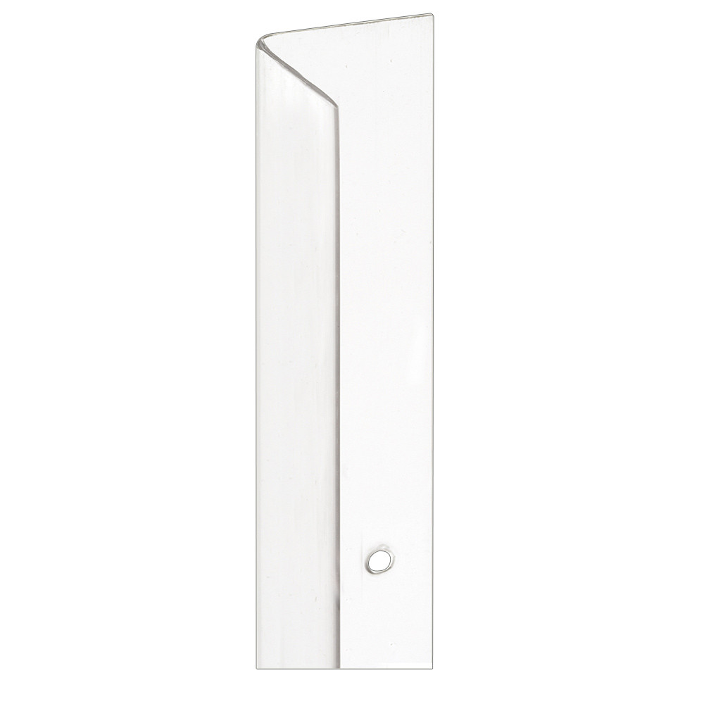 Corner Shield, 2-1/2 in. by 96 in. with Holes and Screws, Clear (Single Pack)