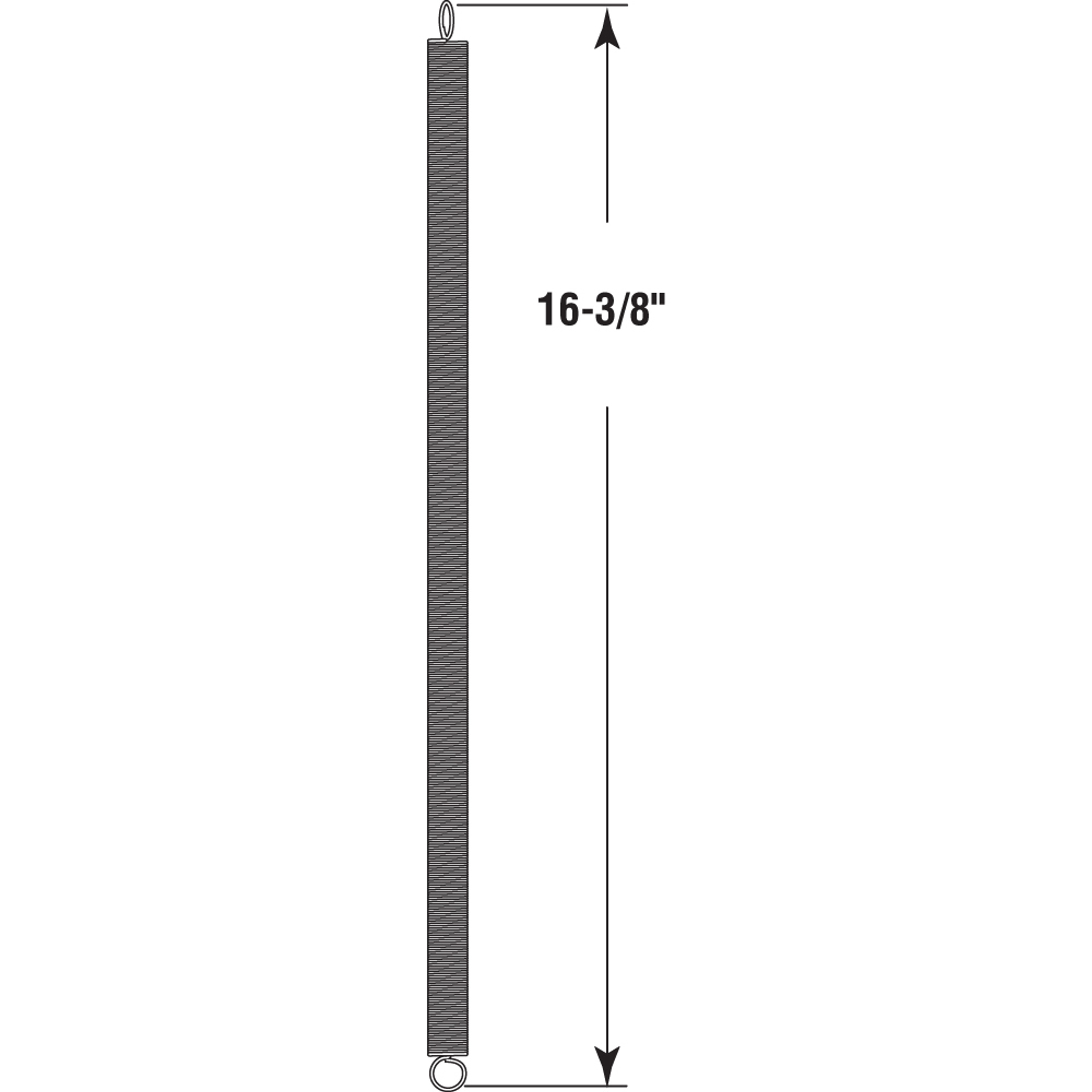 Wood Screen Door Closer Spring, 23/64 inches in diameter, Pack of 1