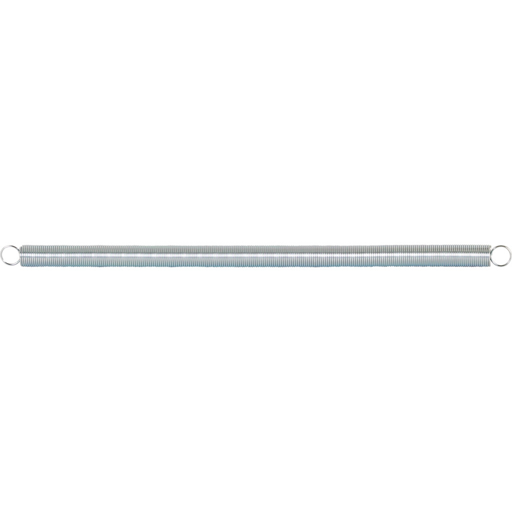 Extension Spring, 7/16 inch x 1-1/4 inches x .41, Steel, Single Loop, Closed, Pack of 1