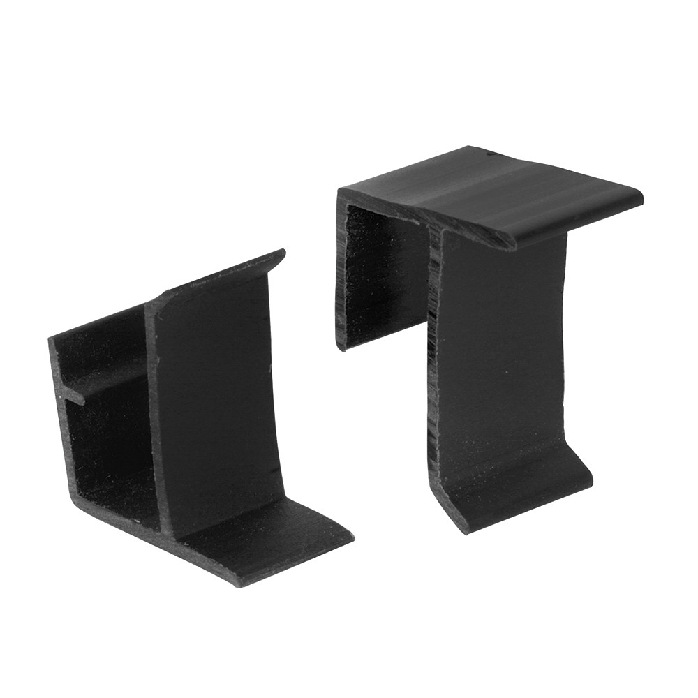 Screen Retainer Clips, for 3/8 inch screen frame, Plastic, Black