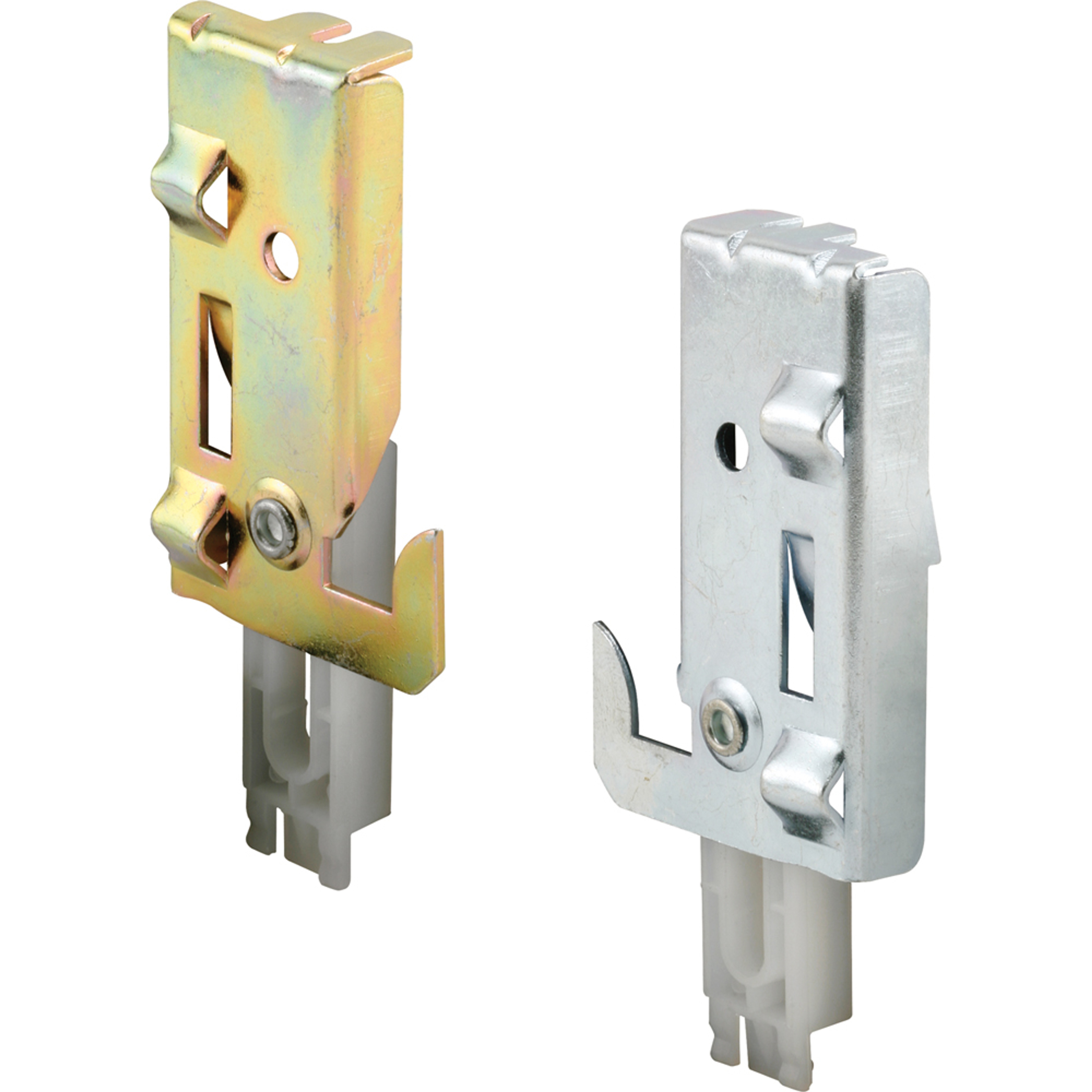 Left and Right, Closet Door Bottom Guide, Stamped Steel (1