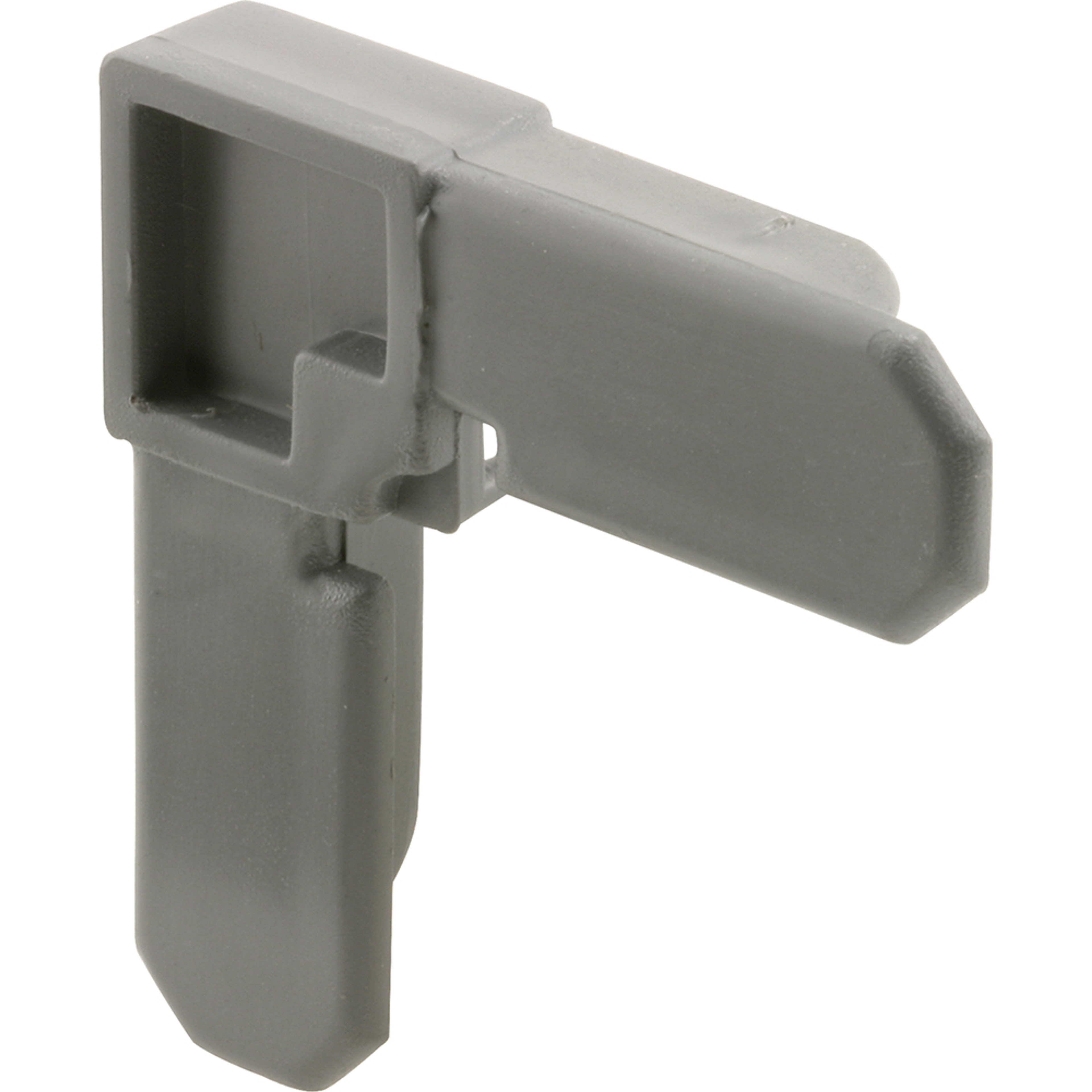 Screen Frame Corner, 1/4 in. x 3/4 in., Gray Plastic (100 Pack)