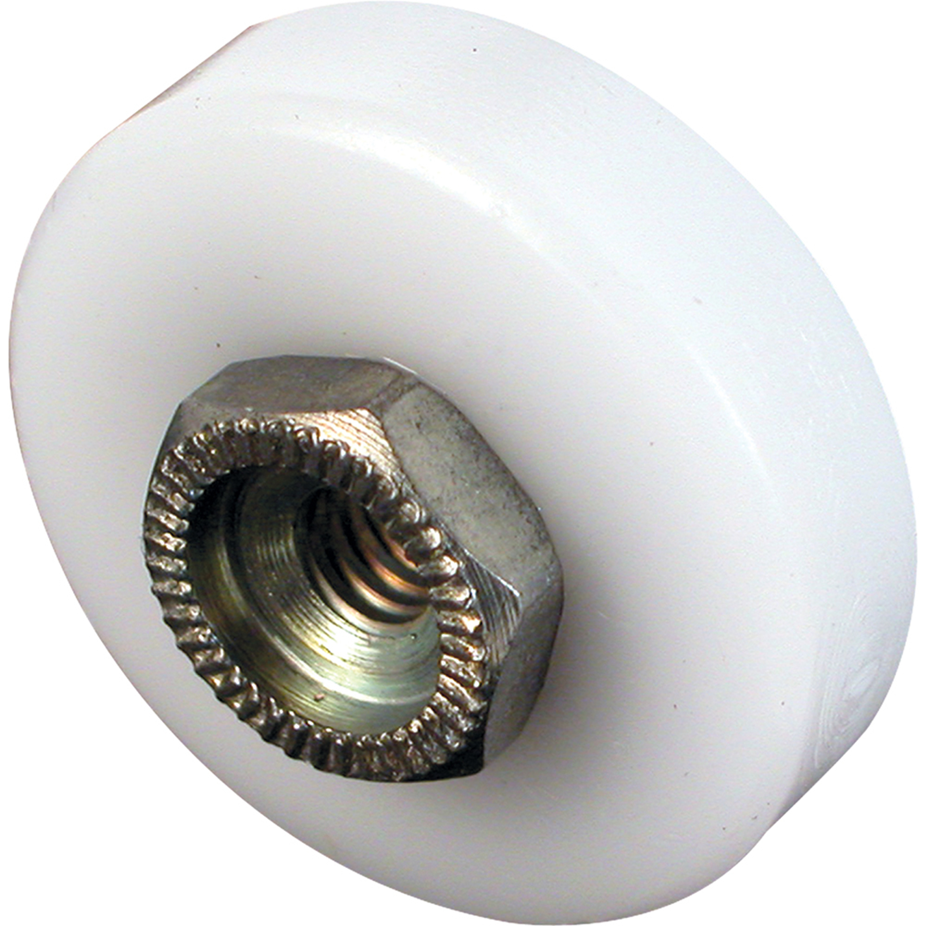 Shower Door Roller, 3/4 in. Outside Diameter, Plastic Wheel, Steel (10 Pack)