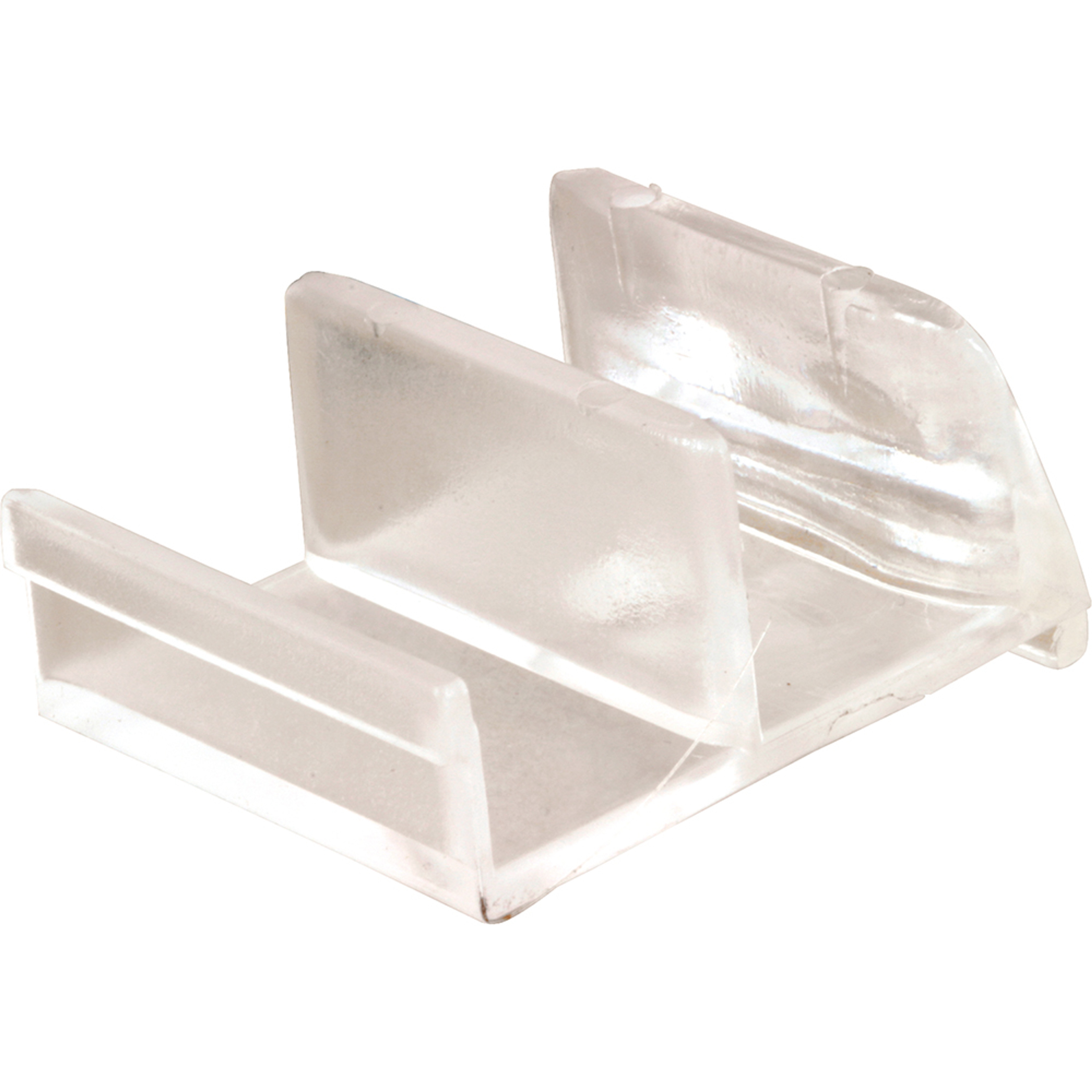 Shower Door Bottom Guide, Clear Acrylic (Single Pack)