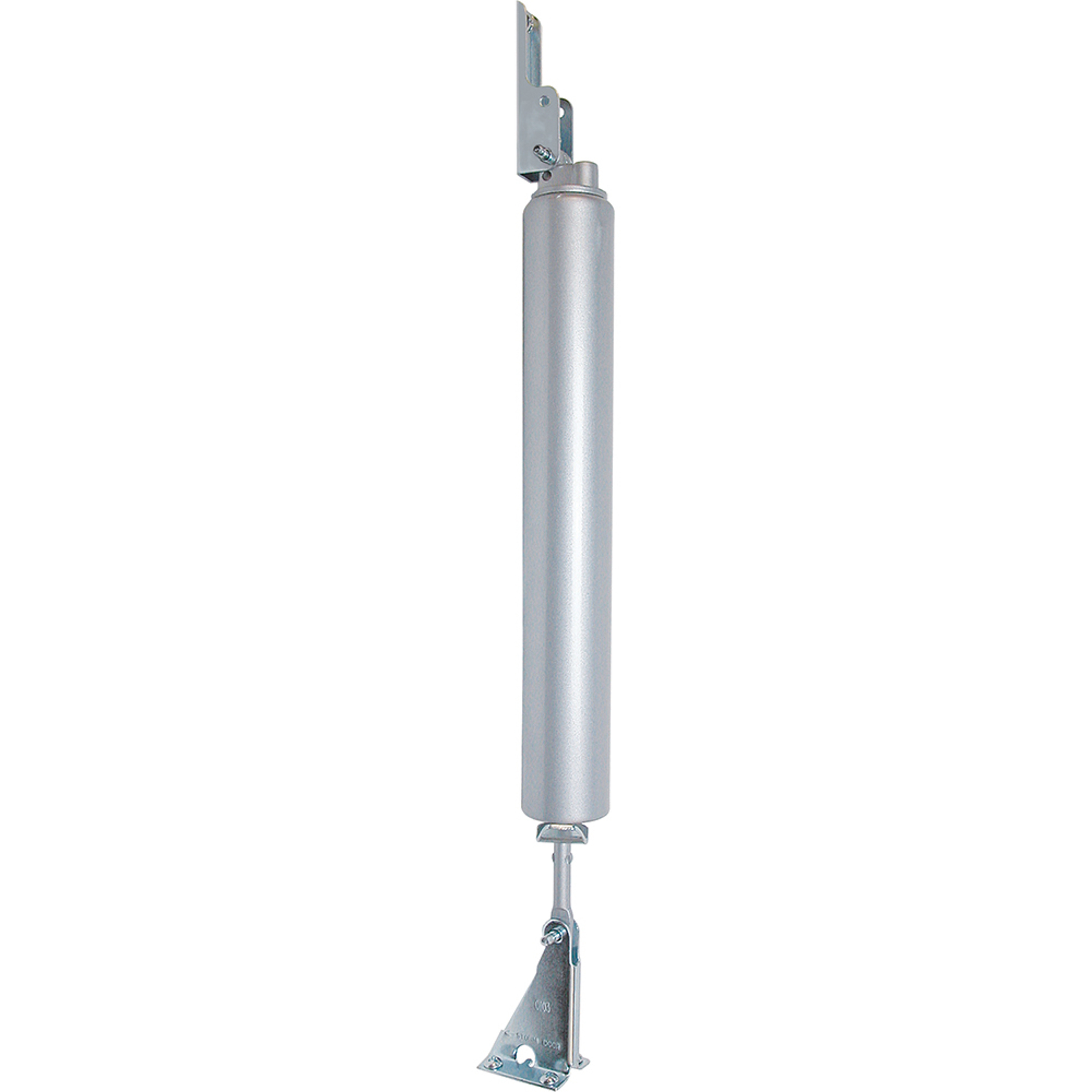 Pneumatic Door Closer, 10-1/2 in., Aluminum Color, Adjustable (Single Pack)